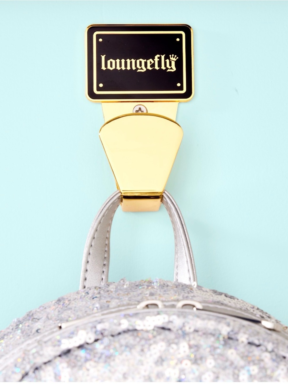 Loungefly Gold Metal Display Wall Hook NIP
